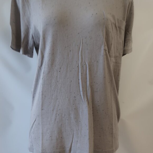 Mens ATM Gray, Black Speckled T-Shirt M - Picture 2 of 6